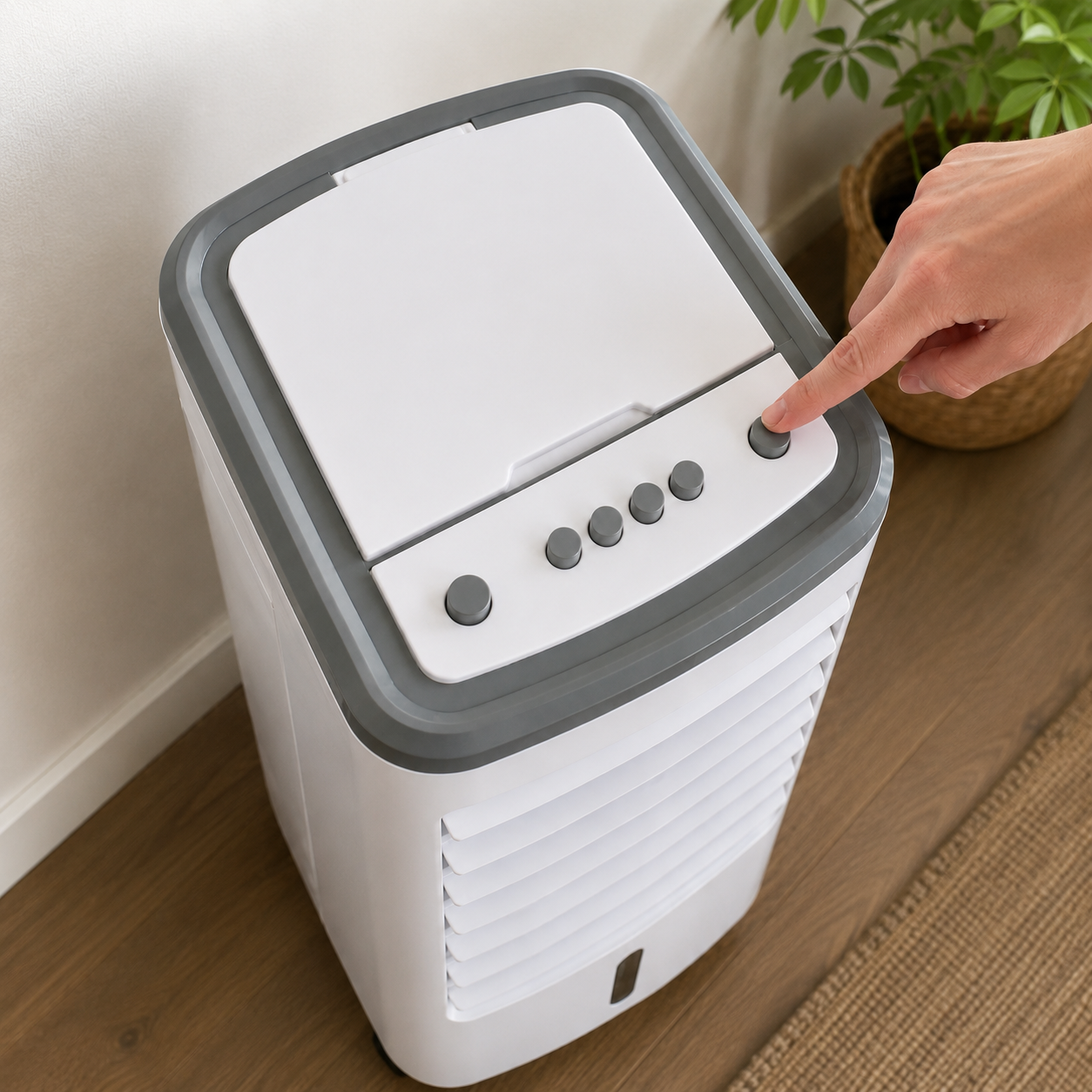 Climatiseur portable Rafraîchisseur d’air avec roulettes