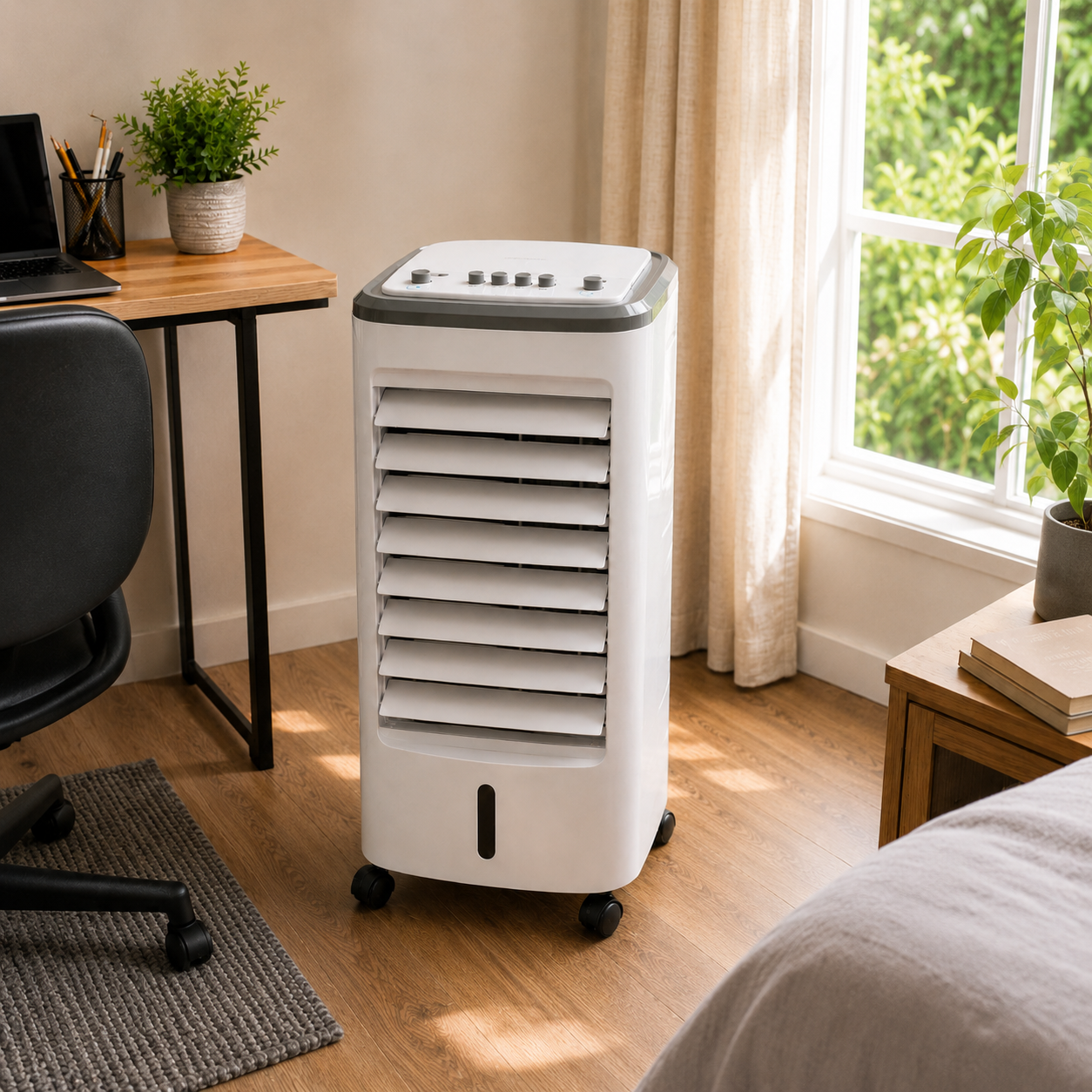 Climatiseur portable Rafraîchisseur d’air avec roulettes