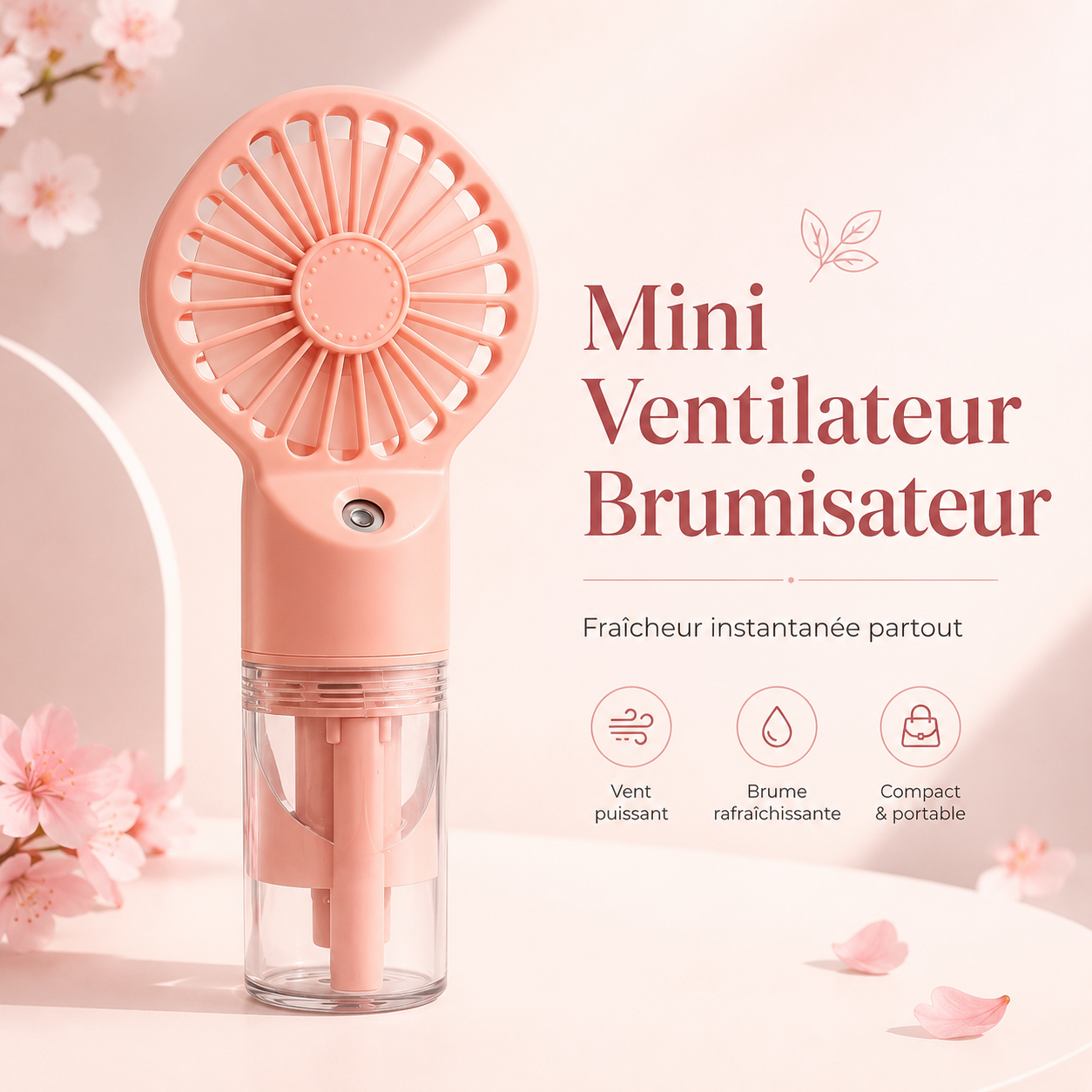 Mini ventilateur brumisateur - E-veil