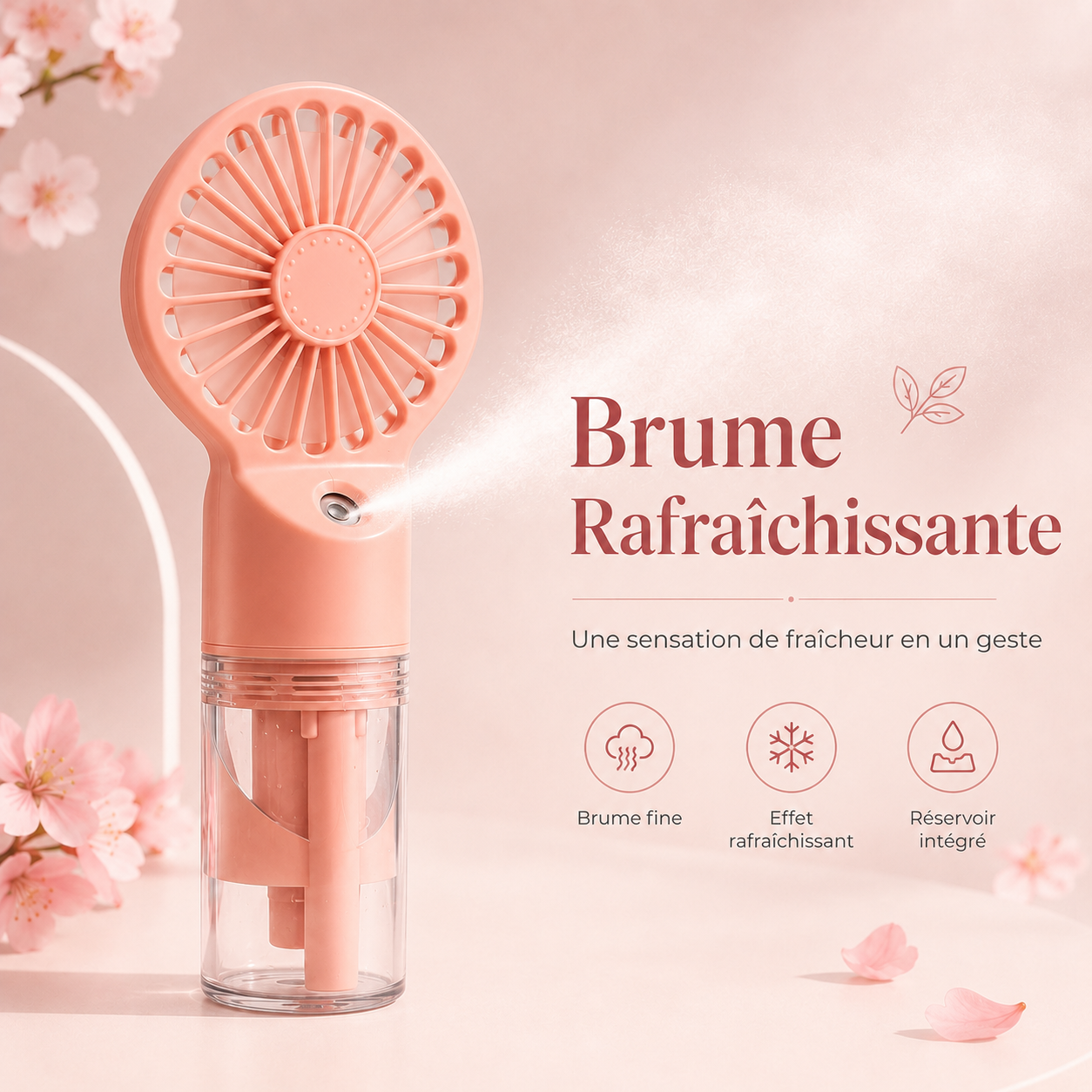 Mini ventilateur brumisateur - E-veil