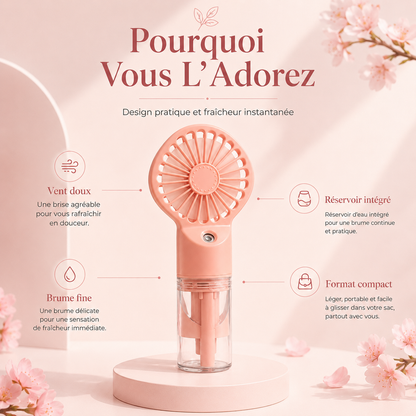 Mini ventilateur brumisateur - E-veil