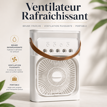 Ventilateur portable rafraichissant