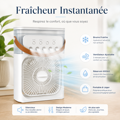 Ventilateur portable rafraichissant