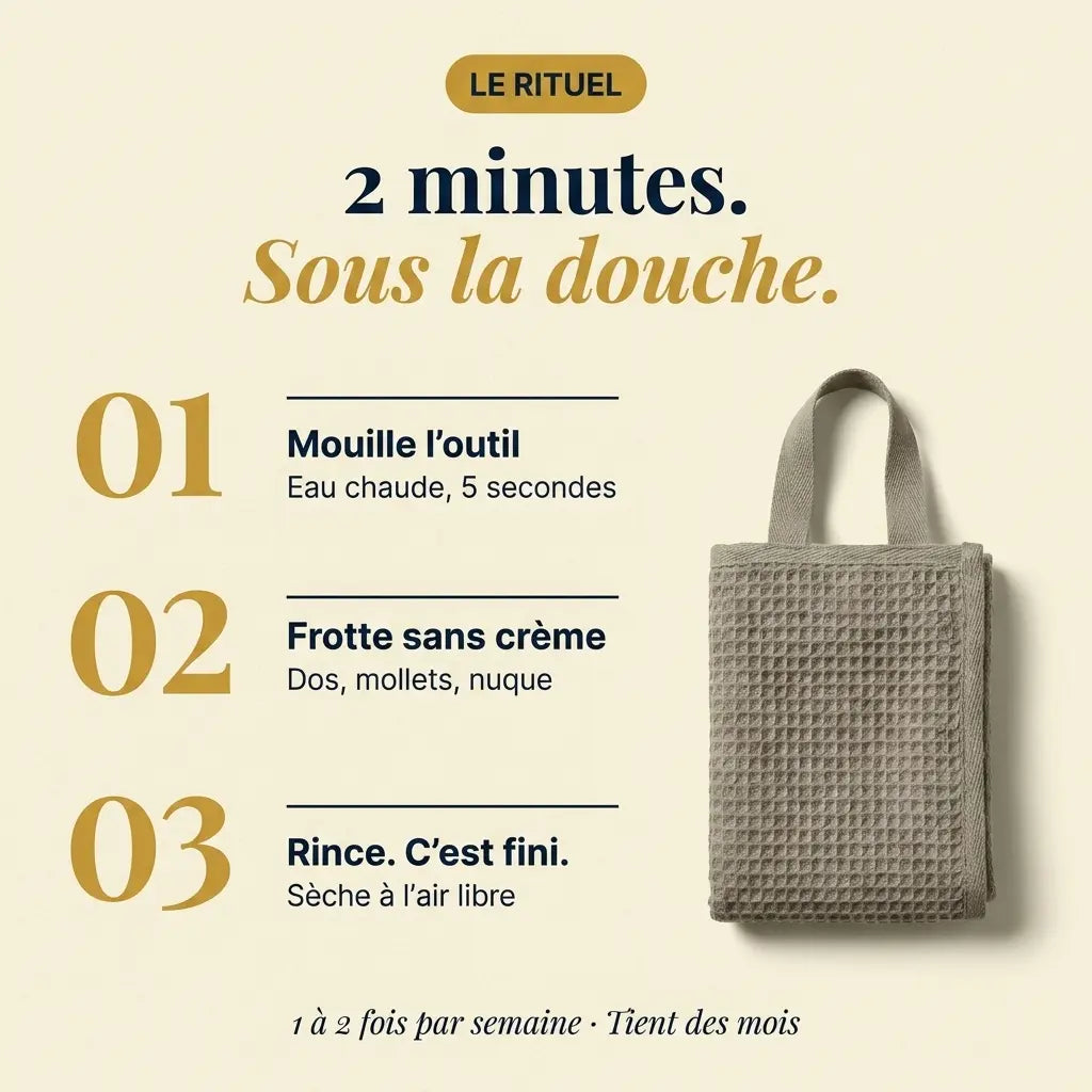 Serviette de Douche Exfoliante Eveille