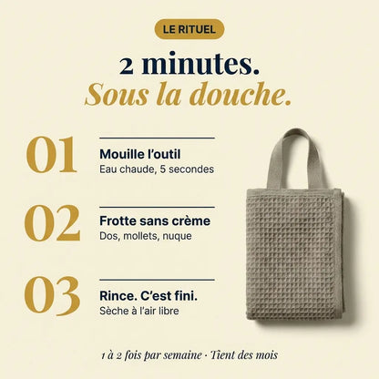 Serviette de Douche Exfoliante Eveille