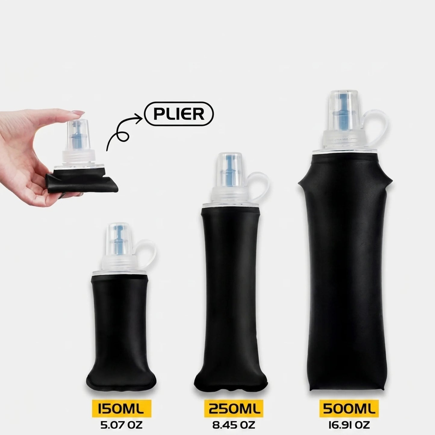 bouteille d'eau TPU flacon souple pliante